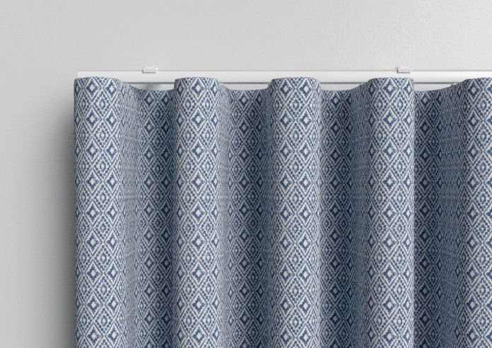 Aztec, Indigo - Made to Measure Curtains - Image 13